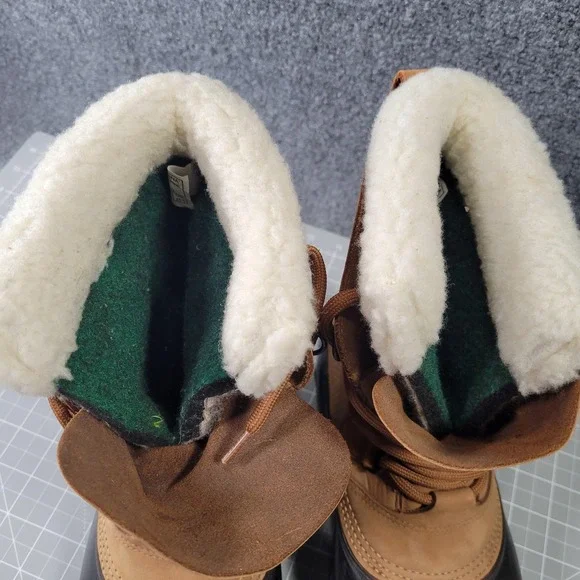 Sorel Boots Womens Size 7 Brown Caribou II Winter Removable Liner NL1000-220 - Picture 4 of 10